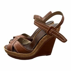 Christian Louboutin 105mm Almeria wedge sandals 39